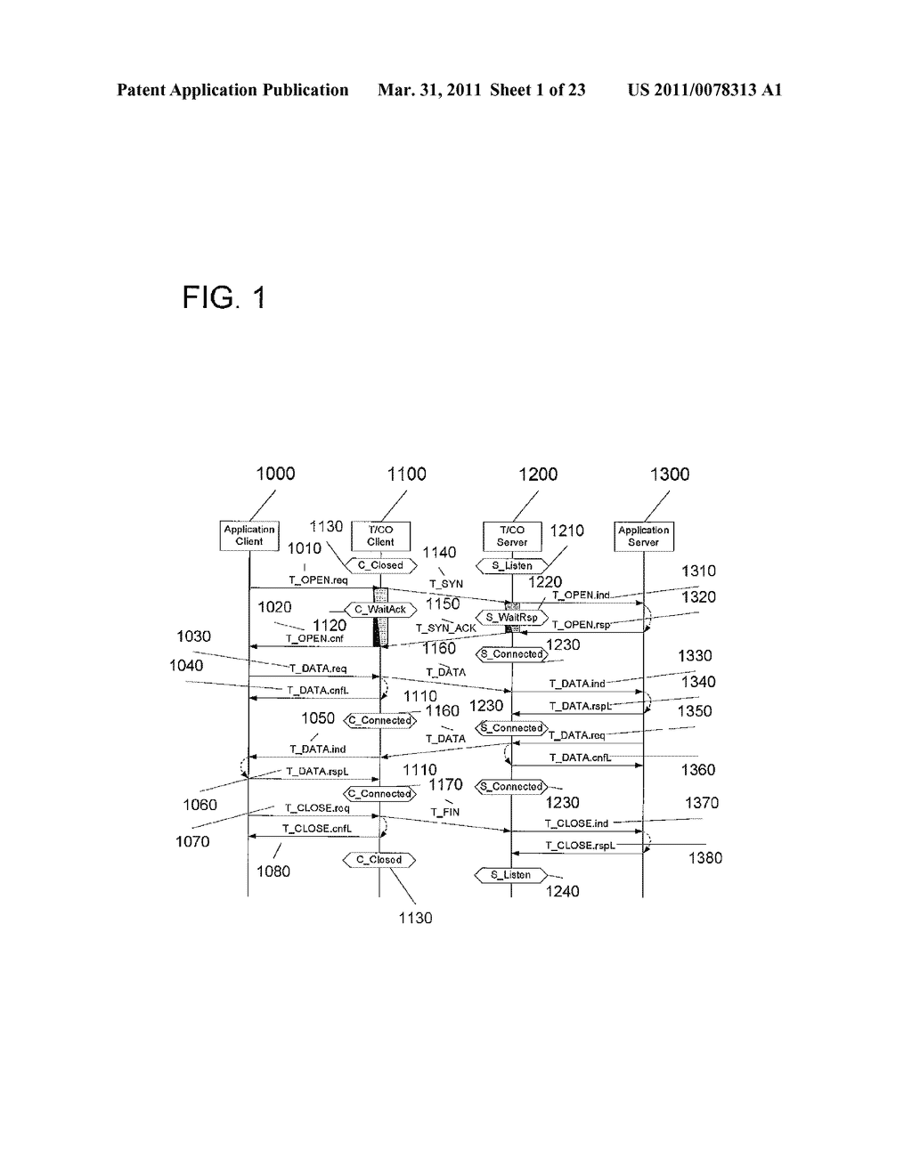 METHOD AND SYSTEM FOR MANAGING A CONNECTION IN A CONNECTION ORIENTED IN-ORDER DELIVERY ENVIRONMENT - diagram, schematic, and image 02