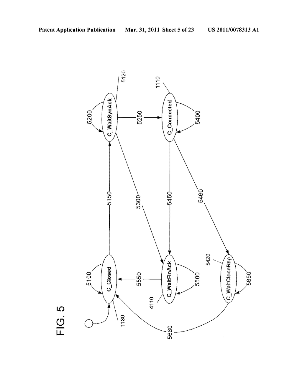 METHOD AND SYSTEM FOR MANAGING A CONNECTION IN A CONNECTION ORIENTED IN-ORDER DELIVERY ENVIRONMENT - diagram, schematic, and image 06