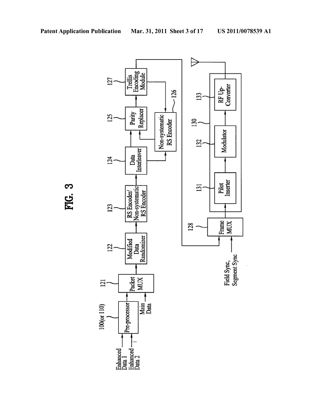 DIGITAL TELEVISION TRANSMITTING SYSTEM AND RECEIVING SYSTEM AND METHOD OF PROCESSING BROADCAST DATA - diagram, schematic, and image 04