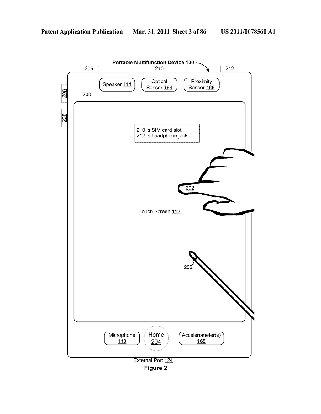 Device, Method, and Graphical User Interface for Displaying Emphasis Animations for an Electronic Document in a Presentation Mode - diagram, schematic, and image 04