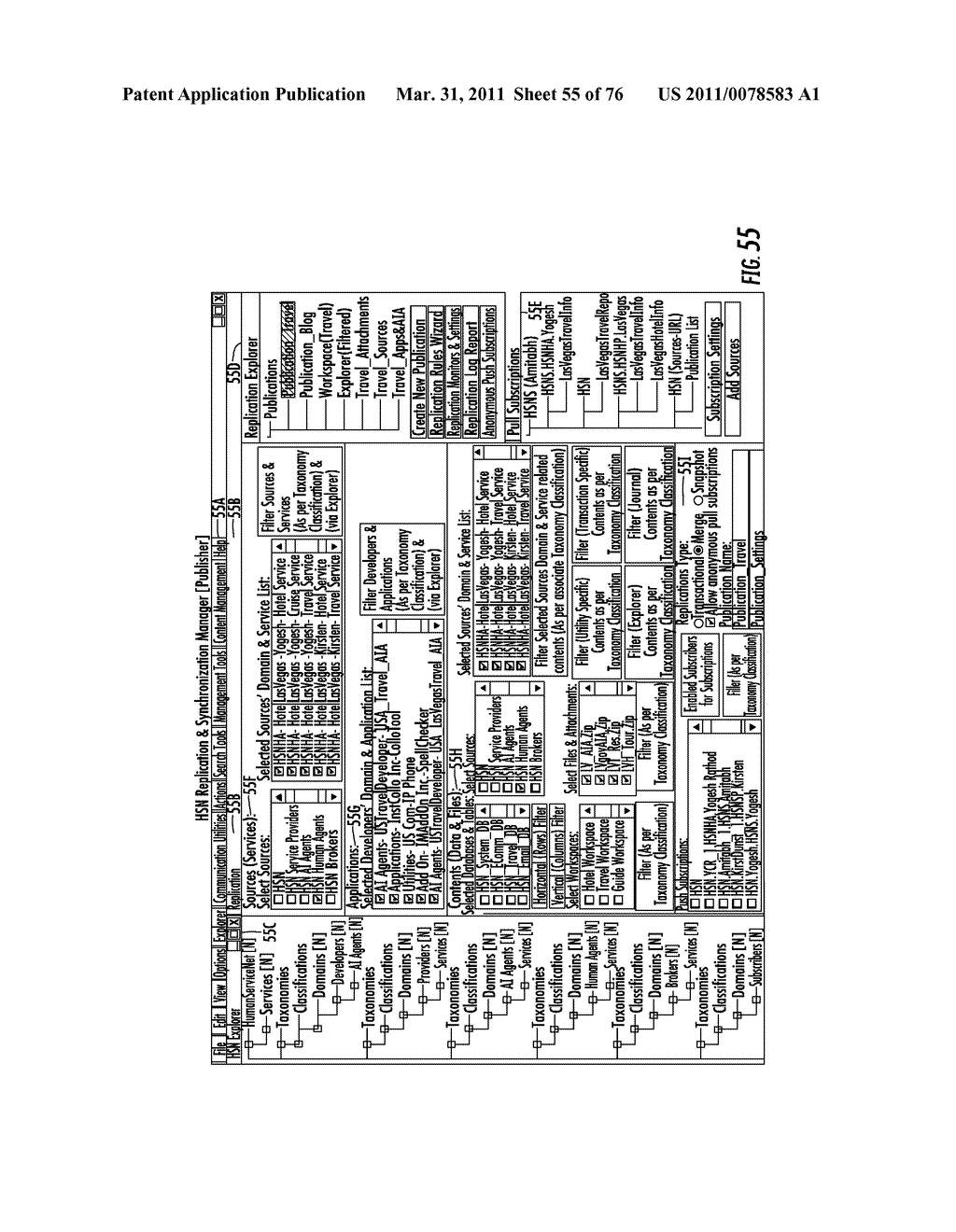 SYSTEM AND METHOD FOR ACCESSING APPLICATIONS FOR SOCIAL NETWORKING AND COMMUNICATION IN PLURALITY OF NETWORKS - diagram, schematic, and image 56
