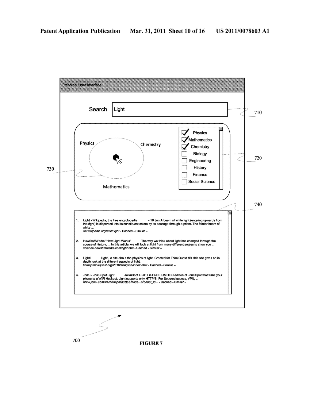 METHOD AND SYSTEM OF PROVIDING SEARCH RESULTS FOR A QUERY - diagram, schematic, and image 11