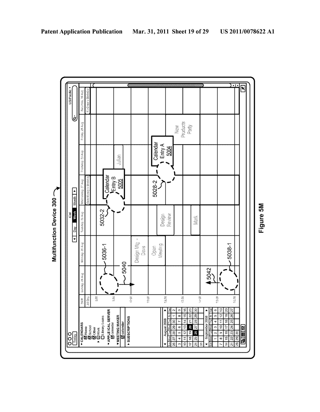 Device, Method, and Graphical User Interface for Moving a Calendar Entry in a Calendar Application - diagram, schematic, and image 20