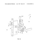 Electrically controlled door lock diagram and image