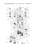 Centerset Faucet With Mountable Spout diagram and image