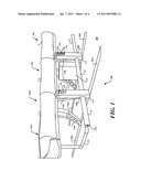 SYSTEMS AND METHODS FOR SECURING AND PROTECTING AIRCRAFT LINE REPLACEABLE UNITS WITH STATUS INDICATOR UNDER A PASSENGER SEAT diagram and image