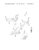 SYSTEMS AND METHODS FOR SECURING AND PROTECTING AIRCRAFT LINE REPLACEABLE UNITS WITH STATUS INDICATOR UNDER A PASSENGER SEAT diagram and image