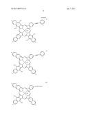 PHTHALOCYANINE, NAPHTHALOCYANINE, AND BRIDGED PHTHALOCYANINE/NAPHTHALOCYANINE DYES AND INKS CONTAINING THE SAME diagram and image