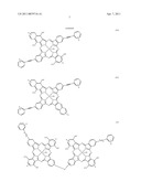 PHTHALOCYANINE, NAPHTHALOCYANINE, AND BRIDGED PHTHALOCYANINE/NAPHTHALOCYANINE DYES AND INKS CONTAINING THE SAME diagram and image