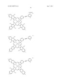 PHTHALOCYANINE, NAPHTHALOCYANINE, AND BRIDGED PHTHALOCYANINE/NAPHTHALOCYANINE DYES AND INKS CONTAINING THE SAME diagram and image