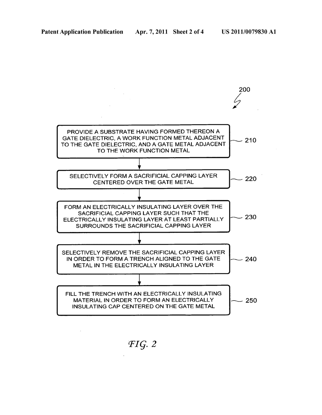 METAL GATE STRUCTURE AND METHOD OF MANUFACTURING SAME - diagram, schematic, and image 03