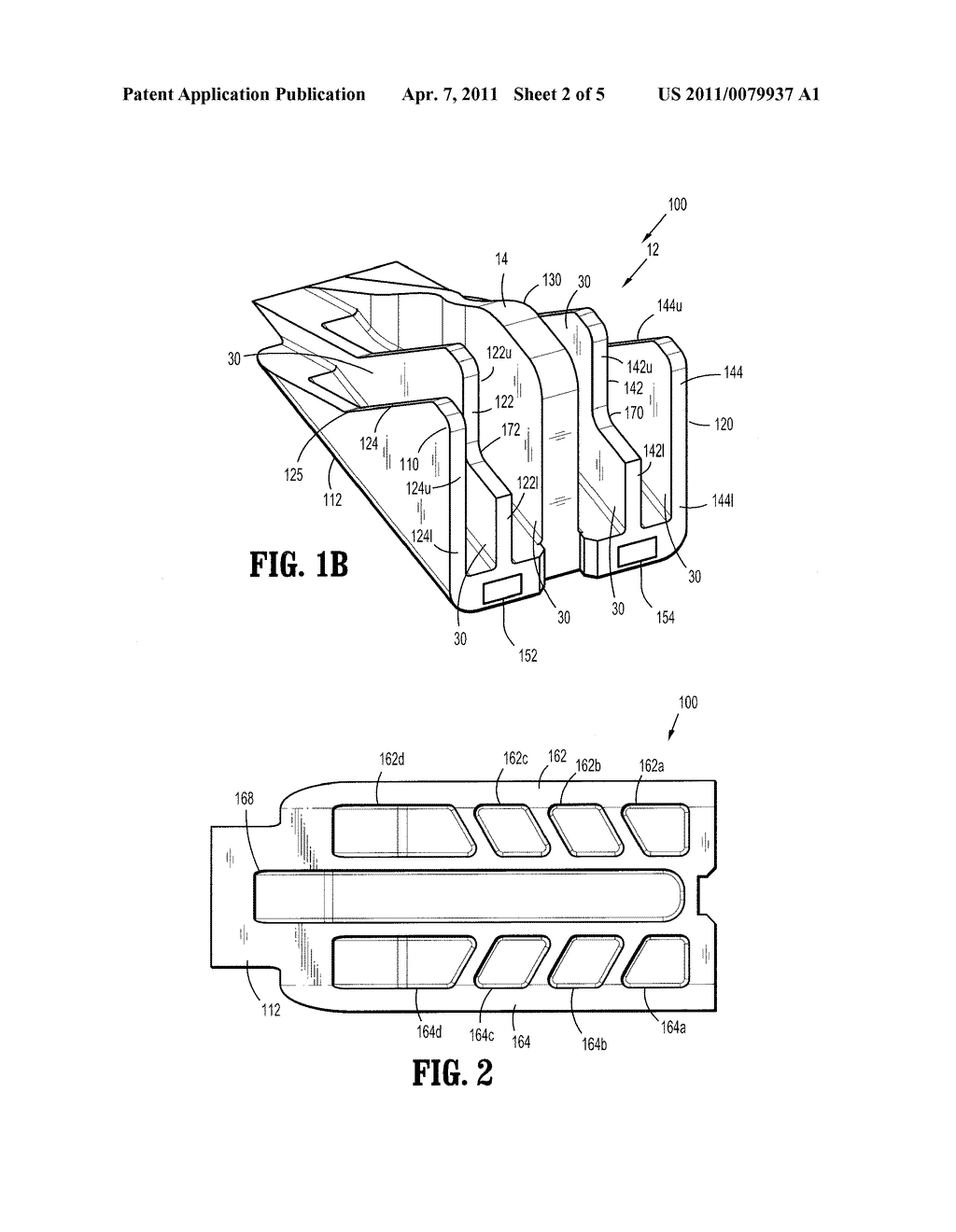 Mold For Actuation Sled Having A Curved Guide Member - diagram, schematic, and image 03