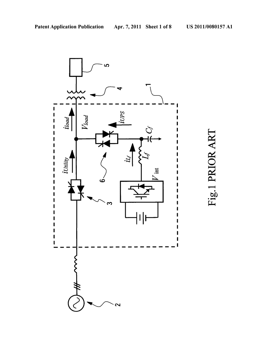 FLUX LINKAGE COMPENSATOR FOR UNINTERRUPTIBLE POWER SUPPLY - diagram, schematic, and image 02