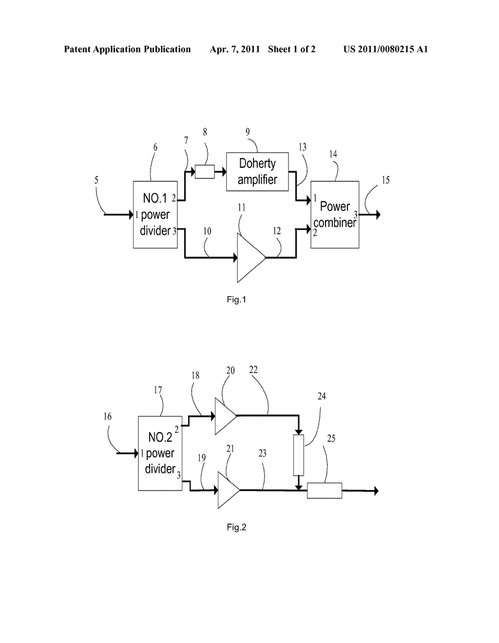 FINAL STAGE THREE-WAY POWER COMBINING AMPLIFYING CIRCUIT APPLIED TO POWER AMPLIFIER OF MOBILE COMMUNICATIONS BASE STATION SYSTEM - diagram, schematic, and image 02