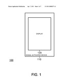 CONFIGURABLE DISPLAY FOR SIGNAL ACTIVATED DEVICE diagram and image