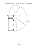 VEHICLE WITH WARNING DEVICE diagram and image