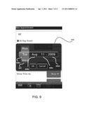  METHOD OF CONTROLLING TOUCH INPUT ON A TOUCH-SENSITIVE DISPLAY WHEN A DISPLAY ELEMENT IS ACTIVE AND A PORTABLE ELECTRONIC DEVICE CONFIGURED FOR THE SAME diagram and image