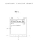 MOBILE TERMINAL AND METHOD OF CONTROLLING APPLICATION EXECUTION IN A MOBILE TERMINAL diagram and image