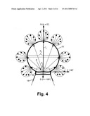 LED LAMP WITH UNIFORM OMNIDIRECTIONAL LIGHT INTENSITY OUTPUT diagram and image