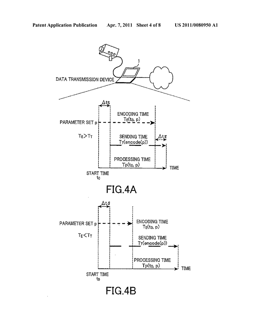 AUTOMATIC SELECTION OF ENCODING PARAMETERS TO CONTROL LENGTH OF TIME TO ENCODE AND SEND DATA OVER NETWORK - diagram, schematic, and image 05