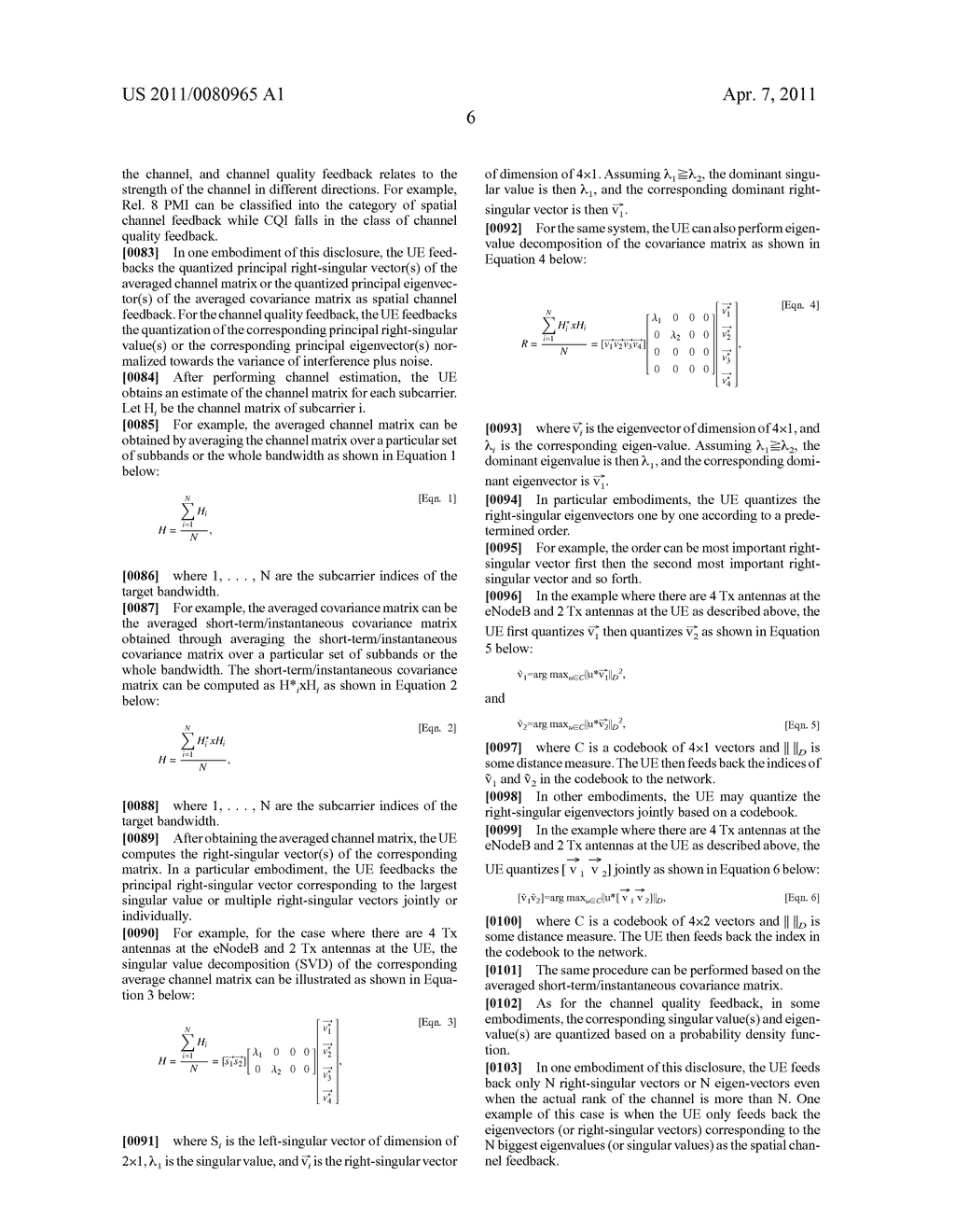 METHOD AND SYSTEM FOR FEEDBACK OF CHANNEL INFORMATION - diagram, schematic, and image 22