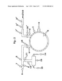 METHOD AND APPARATUS FOR CARBONIZING A LIQUID diagram and image