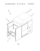 FUME HOOD HAVING V-SHAPED BAFFLE diagram and image