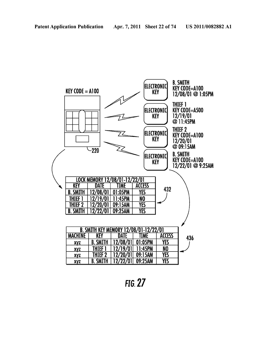 Electronic Access Control Device and Management System - diagram, schematic, and image 23