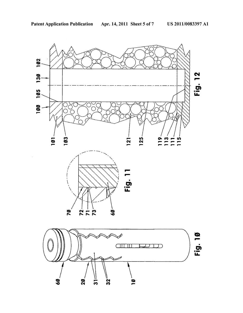 Anchor for mounting in cover panels - diagram, schematic, and image 06