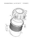 Filter Assembly with Housing Structure diagram and image