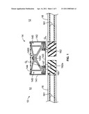 LED illuminated member within a refrigerated display case diagram and image