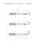 DEVICE FOR PLACING A STOPPER WHILE SIMULTANEOUSLY CHECKING THAT THE STOPPER IS CORRECTLY POSITIONED diagram and image