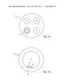 Flow measurement arrangement and method for monitoring its functioning diagram and image