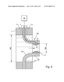 Flow measurement arrangement and method for monitoring its functioning diagram and image