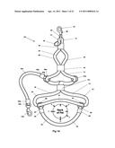 Double loop auto-adjust pet restraint device diagram and image