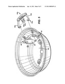 GRILL HANDLE WITH HEAT SHIELD diagram and image