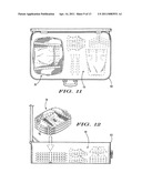 Garment organizing system, assembly, and method diagram and image