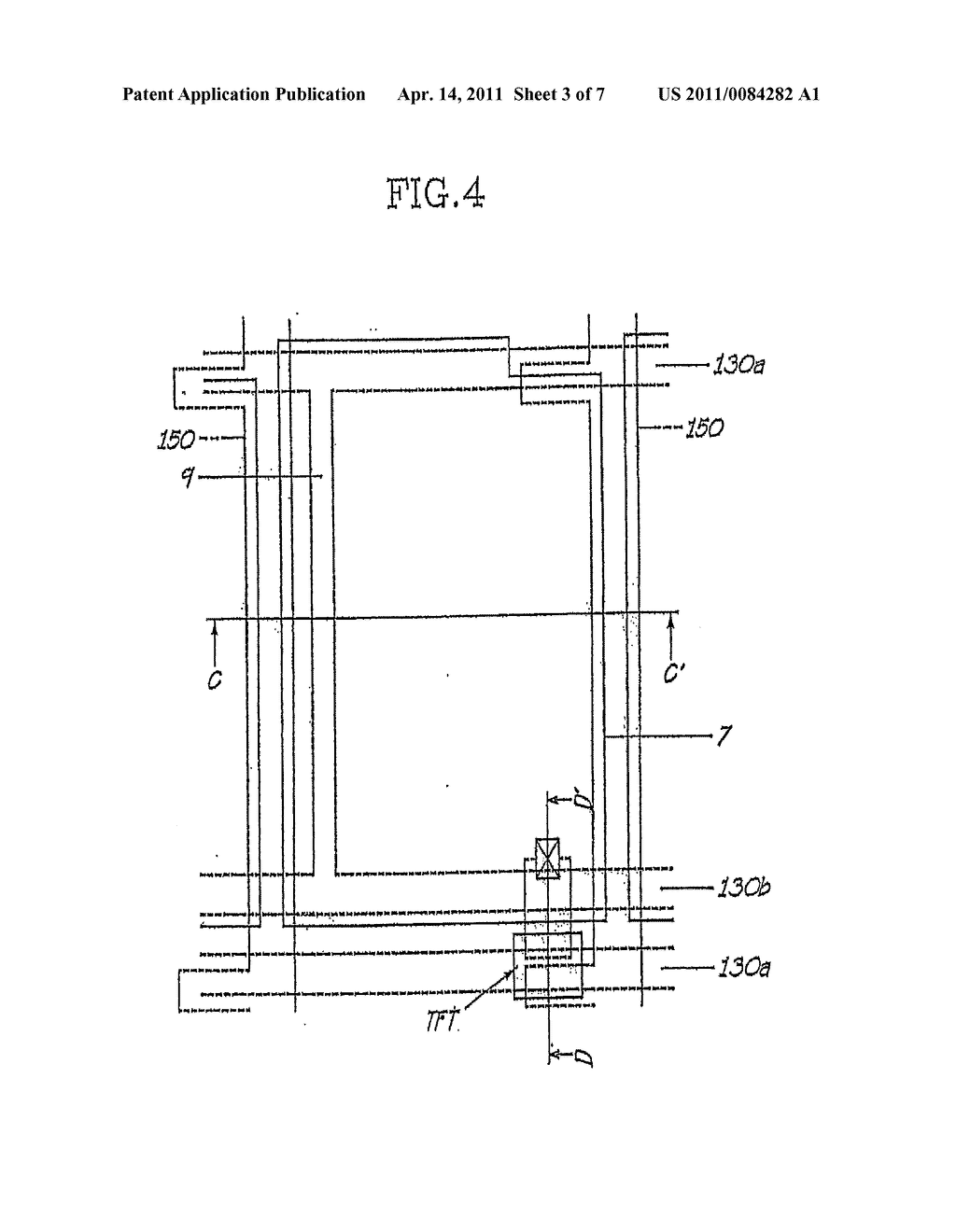 LIQUID CRYSTAL DISPLAY DEVICE HAVING LIGHT BLOCKING LINE DISPOSED ON SAME LAYER AS GATE LINE - diagram, schematic, and image 04