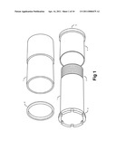 SEALABLE DRAIN PIPE COUPLING diagram and image