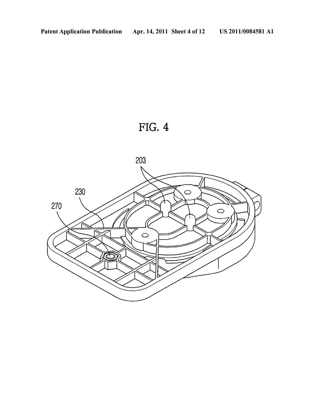 Supporting device and washing machine having the same - diagram, schematic, and image 05