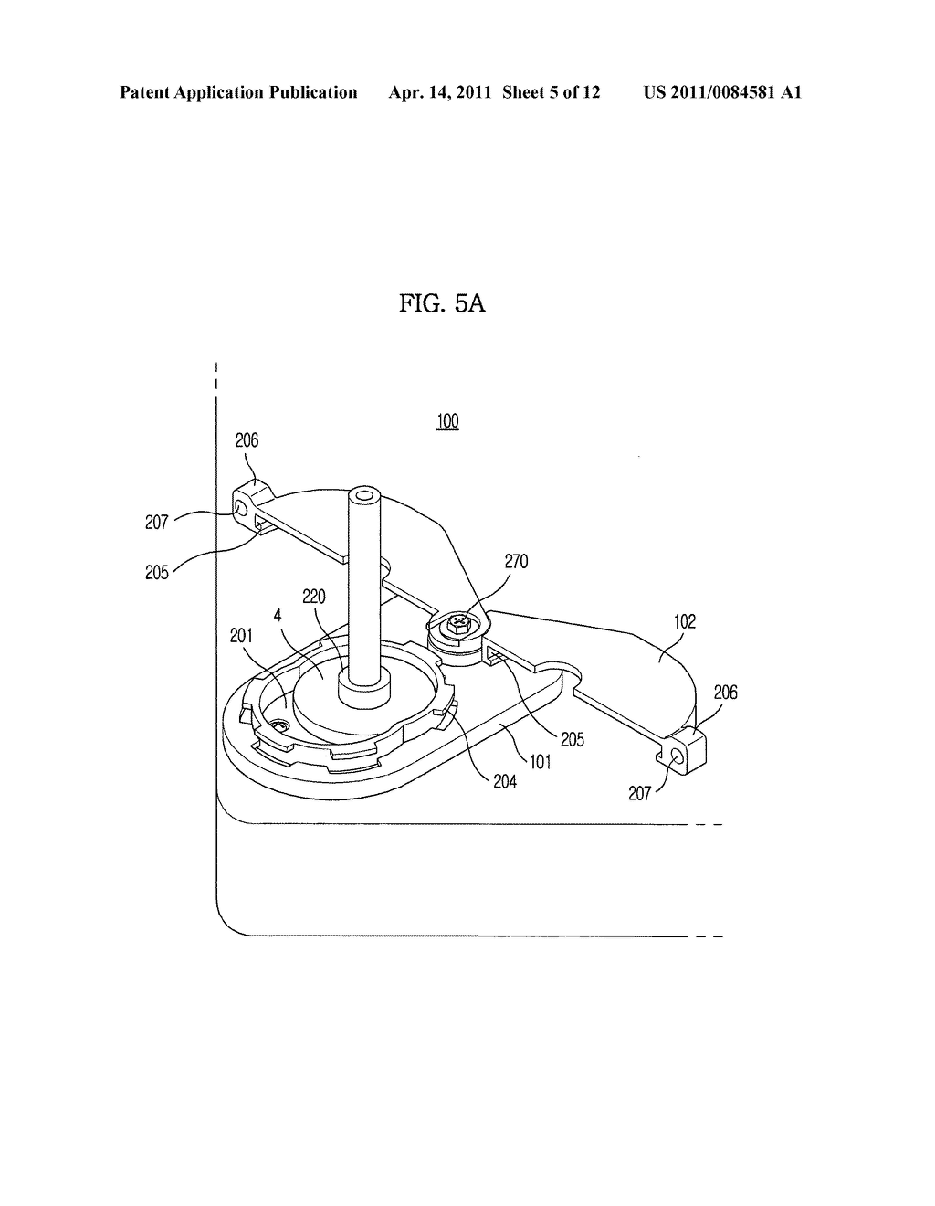 Supporting device and washing machine having the same - diagram, schematic, and image 06