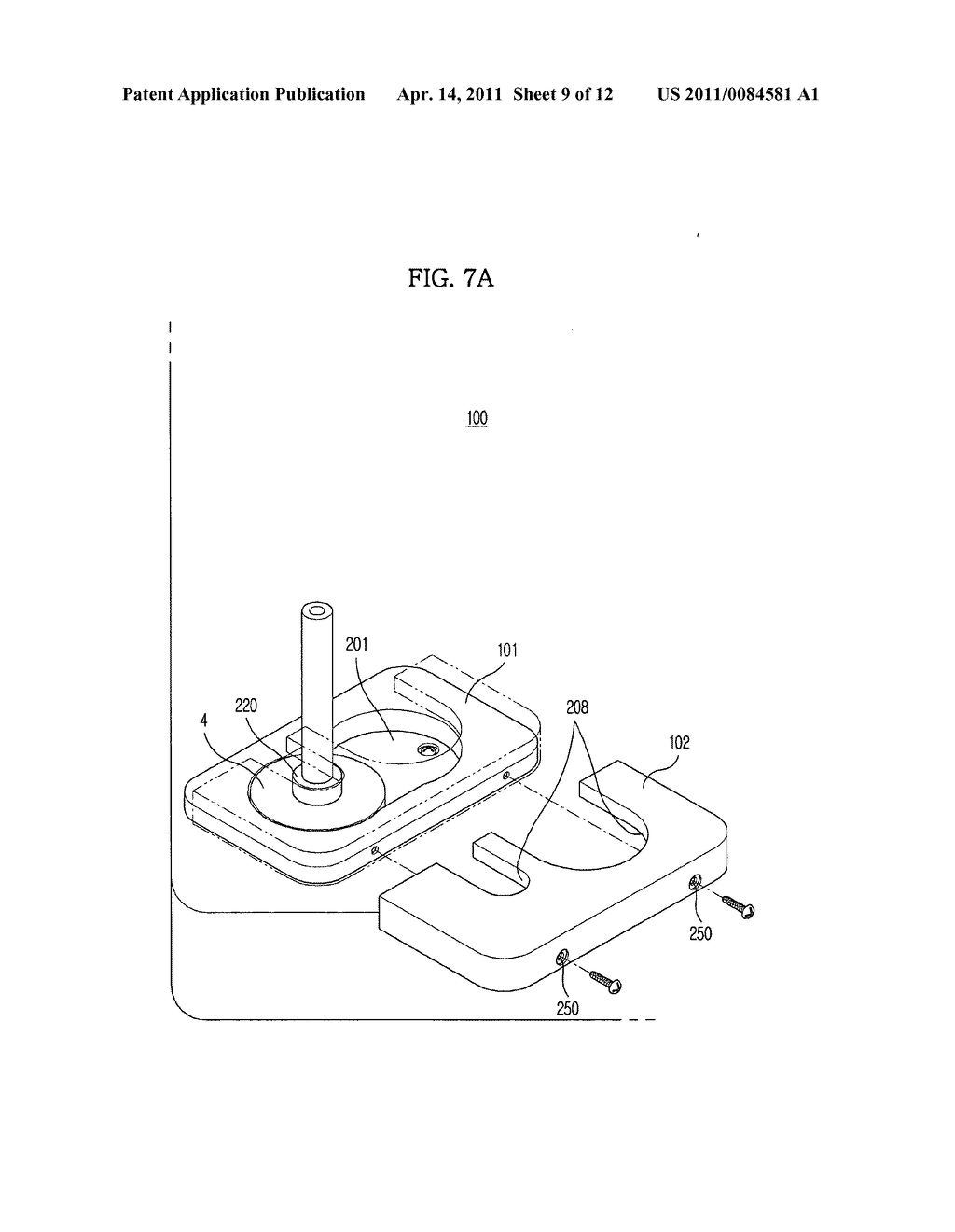 Supporting device and washing machine having the same - diagram, schematic, and image 10