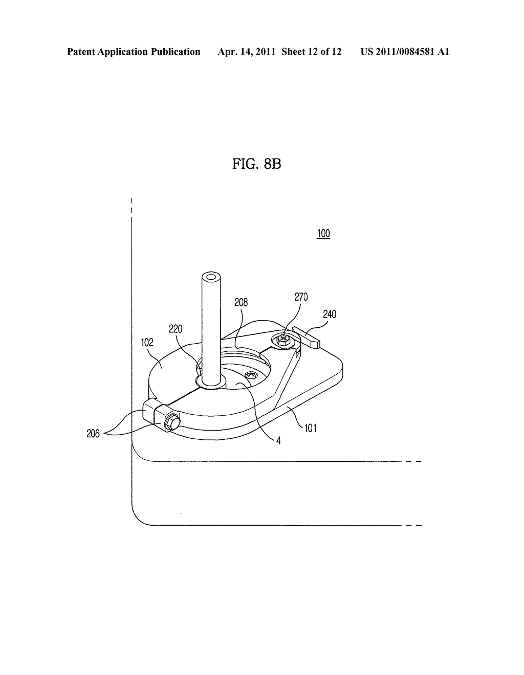 Supporting device and washing machine having the same - diagram, schematic, and image 13