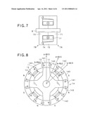 Motor apparatus including Lundell motor having Lundell-type rotor diagram and image