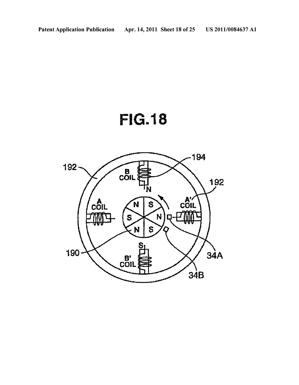 MOTOR AND DRIVE CONTROL SYSTEM THEREOF - diagram, schematic, and image 19