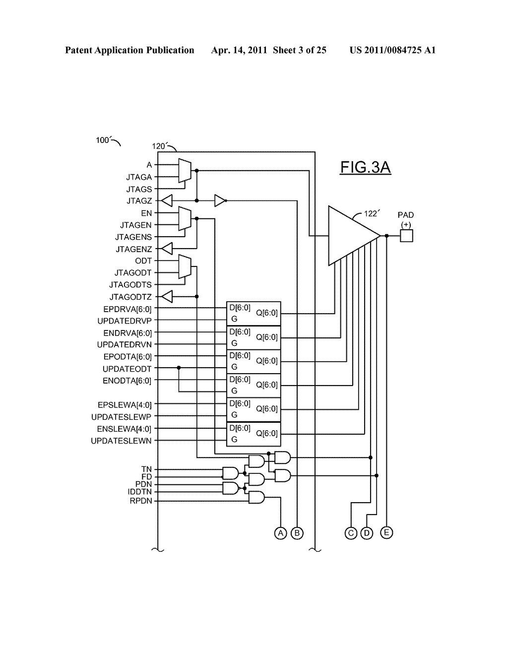 HIGH SPEED MULTIPLE MEMORY INTERFACE I/O CELL - diagram, schematic, and image 04