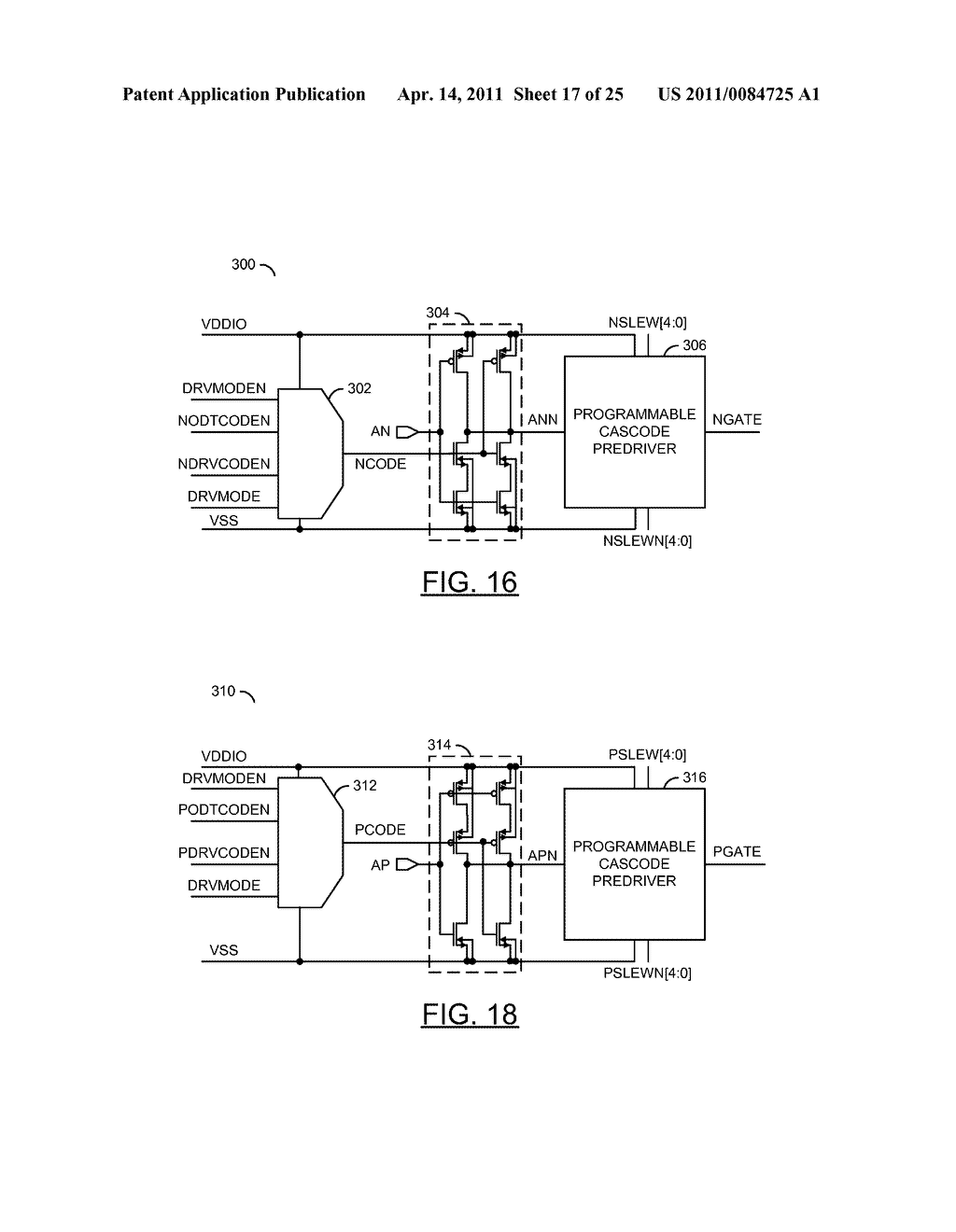 HIGH SPEED MULTIPLE MEMORY INTERFACE I/O CELL - diagram, schematic, and image 18