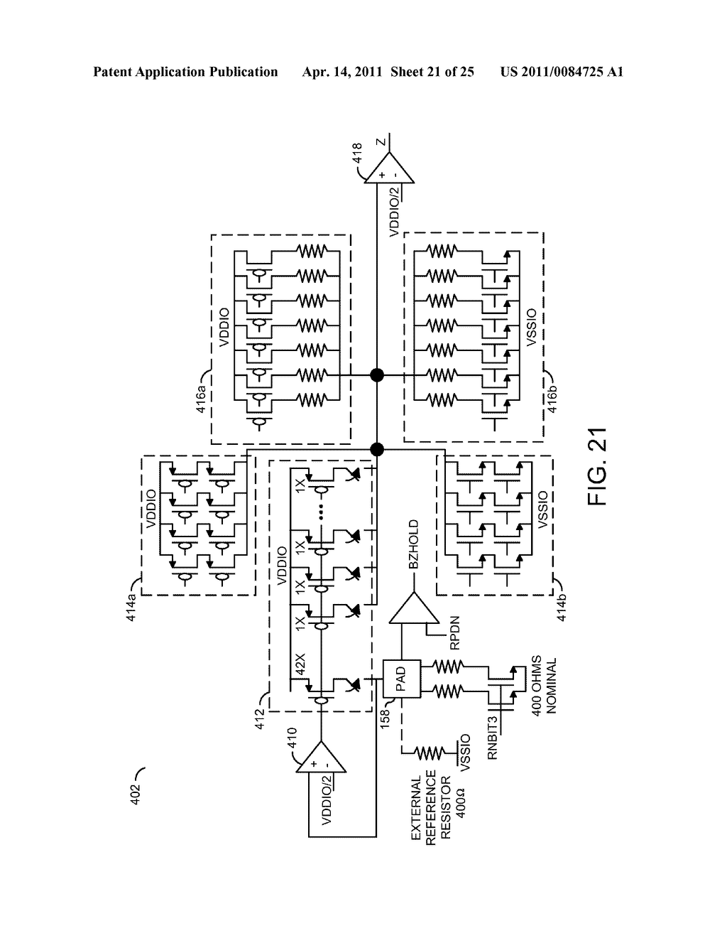 HIGH SPEED MULTIPLE MEMORY INTERFACE I/O CELL - diagram, schematic, and image 22