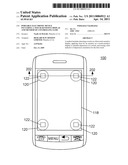 PORTABLE ELECTRONIC DEVICE INCLUDING A TOUCH-SENSITIVE DISPLAY AND METHOD OF CONTROLLING SAME diagram and image