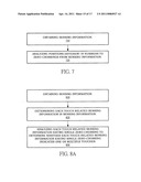 Method and device for determining a touch or touches diagram and image